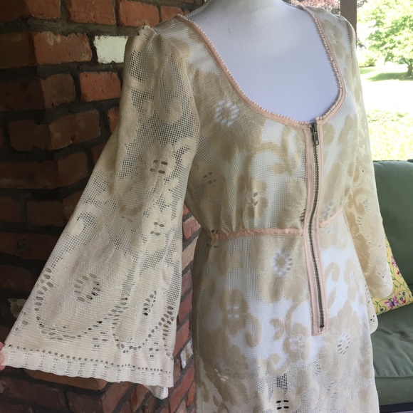 Free People Lace Zip Dress - Picture 2 of 5